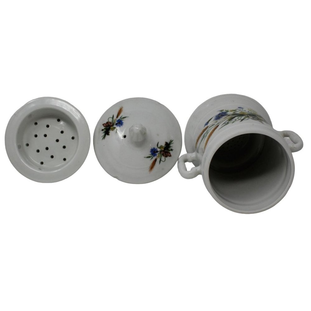 Teapot Infuser Strainer Lid BIA Cordon Bleu French Ceramic 4PC Coffee Tea Server - Picture 4 of 11